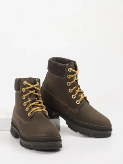 – Stiefelette aus Leder Dunkel-Ralph Harrison Country Outlet