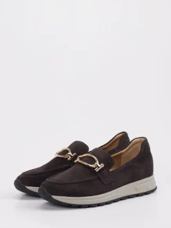 – Slipper aus Veloursleder Dunkel-Rapid Soul Online