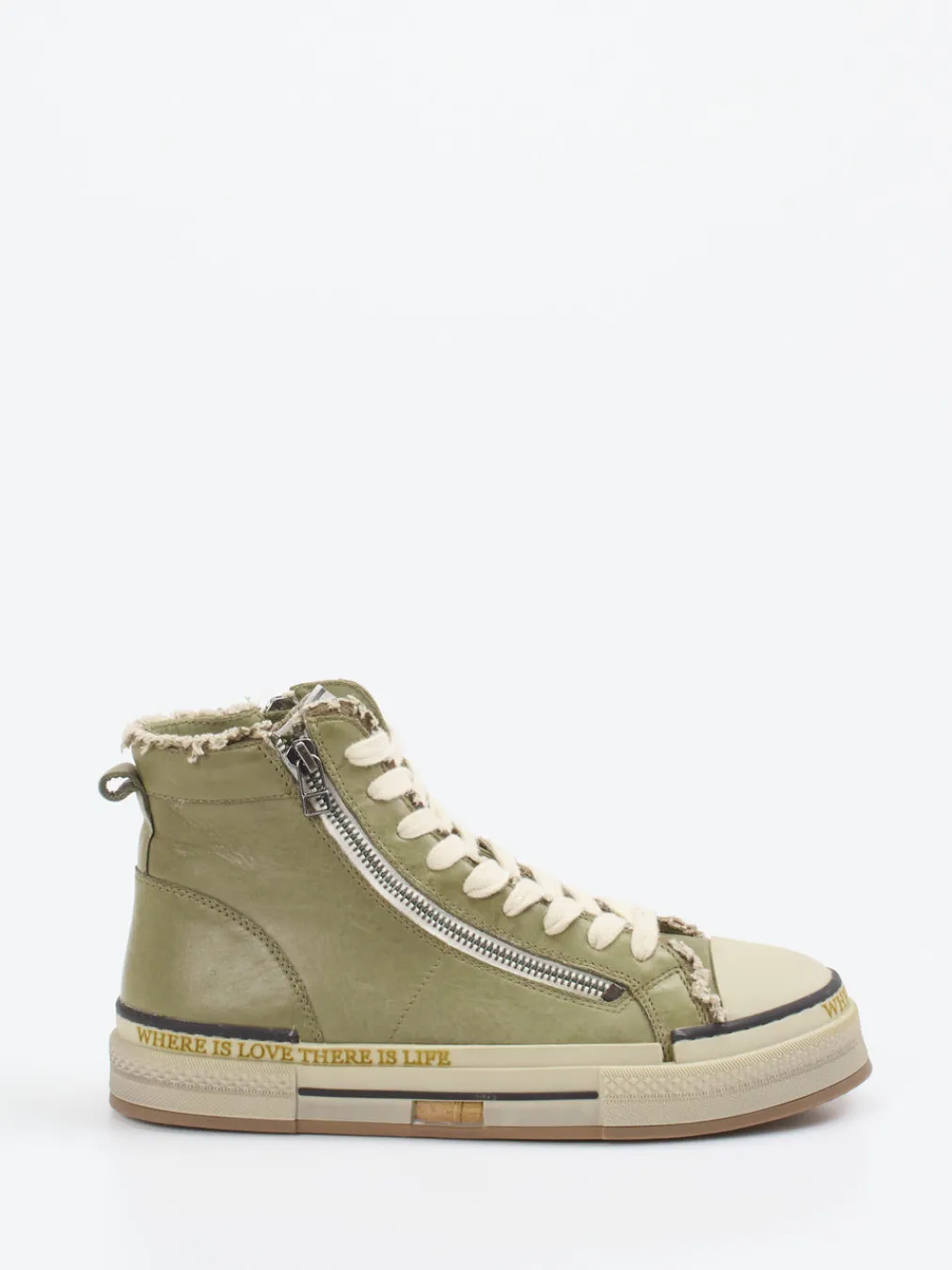 – High-Top Sneaker aus Lammleder-Rebecca White New