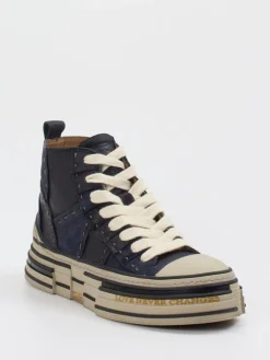– High-Top Sneaker aus Veloursleder-Rebecca White Online