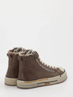 – High-Top Sneaker aus Leder altrosa-Rebecca White Online