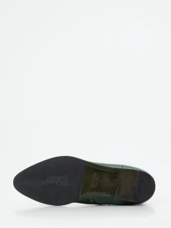 – Stiefelette aus Lammleder tannen-Rebecca White Outlet