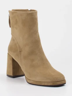 – Stiefeletten aus Veloursleder sandbeige-Regarde Le Ciel Best