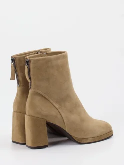 – Stiefeletten aus Veloursleder sandbeige-Regarde Le Ciel Best