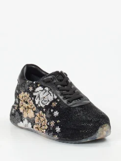 – Fashion-Sneaker aus Metallic mit Strassbesatz-Rise Hot