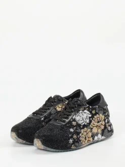 – Fashion-Sneaker aus Metallic mit Strassbesatz-Rise Hot