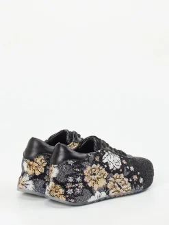 – Fashion-Sneaker aus Metallic mit Strassbesatz-Rise Hot