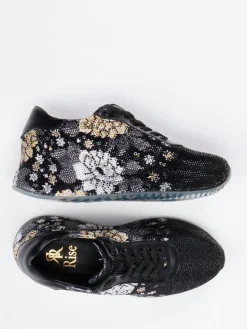 – Fashion-Sneaker aus Metallic mit Strassbesatz-Rise Hot