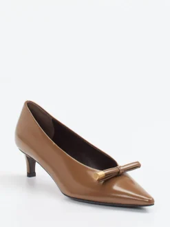 Roberto Festa – Kitten Heels aus Hochglanzleder karamell-Roberto Festa X Zumnorde Discount