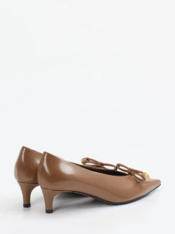 Roberto Festa – Kitten Heels aus Hochglanzleder karamell-Roberto Festa X Zumnorde Discount