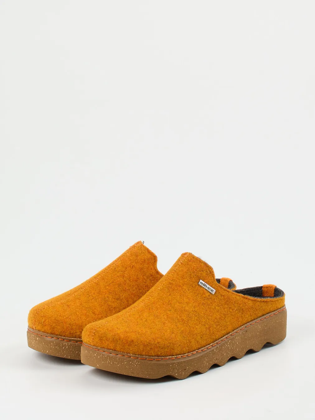 – Hausschuh aus Filz in Senfgelb-Rohde New