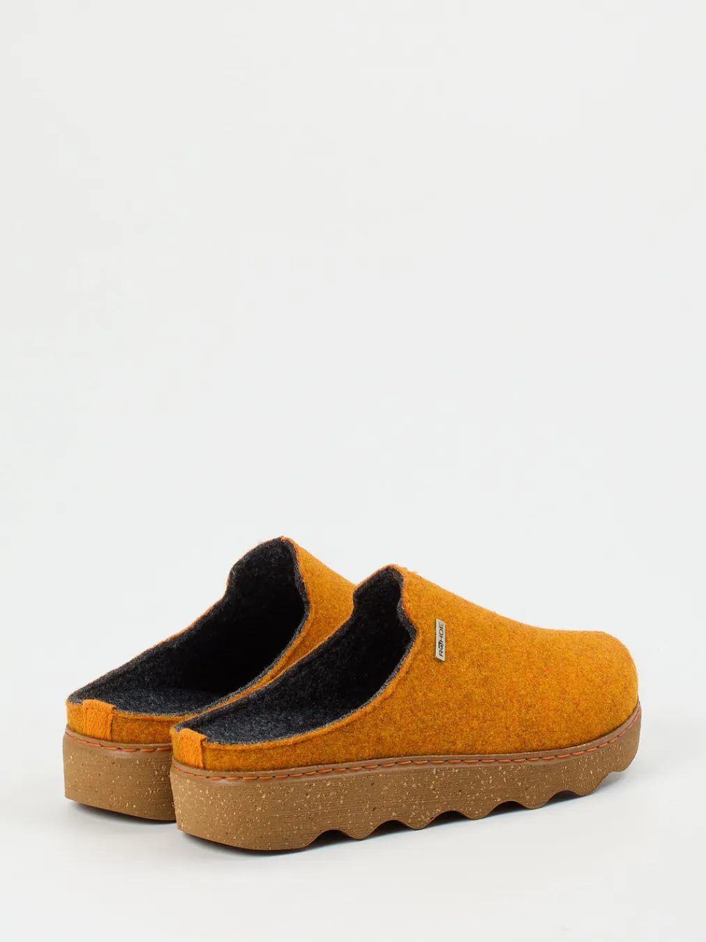 – Hausschuh aus Filz in Senfgelb-Rohde New