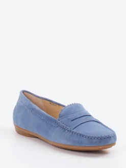 Sí – Loafer aus Veloursleder in Jeans-Si Outlet