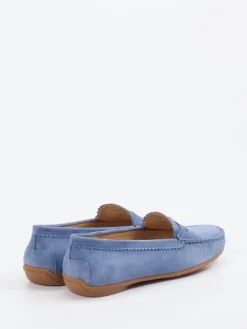 Sí – Loafer aus Veloursleder in Jeans-Si Outlet
