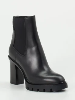 – Chelsea Boots aus Hochglanzleder-Santoni Discount