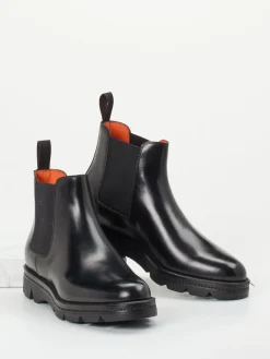 – Chelsea Boots aus Hochglanzleder-Santoni Online