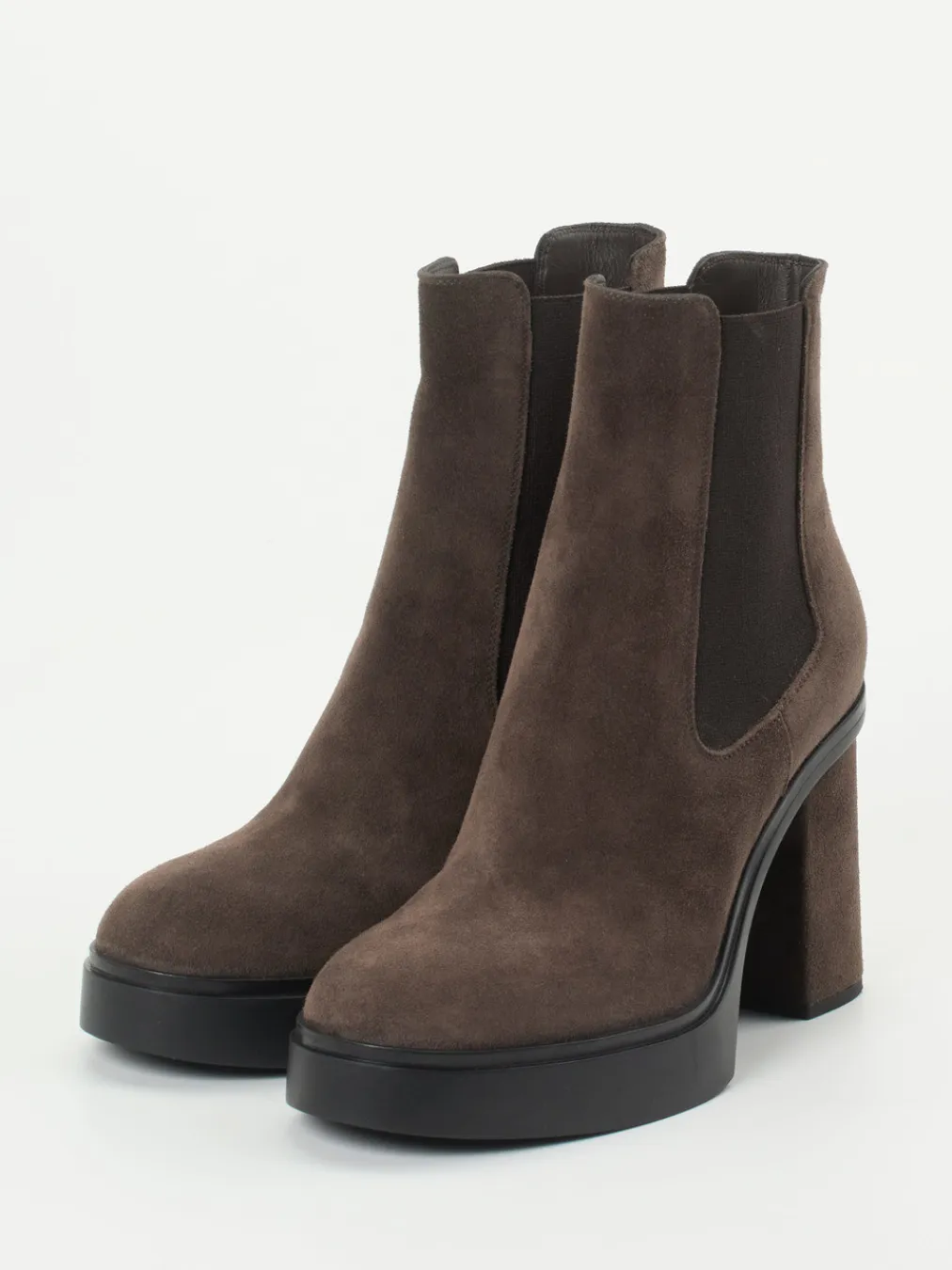 – Chelsea Boots aus Veloursleder-Santoni New