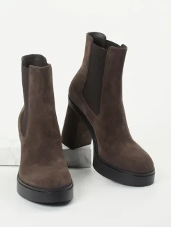 – Chelsea Boots aus Veloursleder-Santoni New