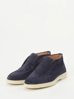 – Chukka Boots aus Veloursleder Dunkel-Santoni New