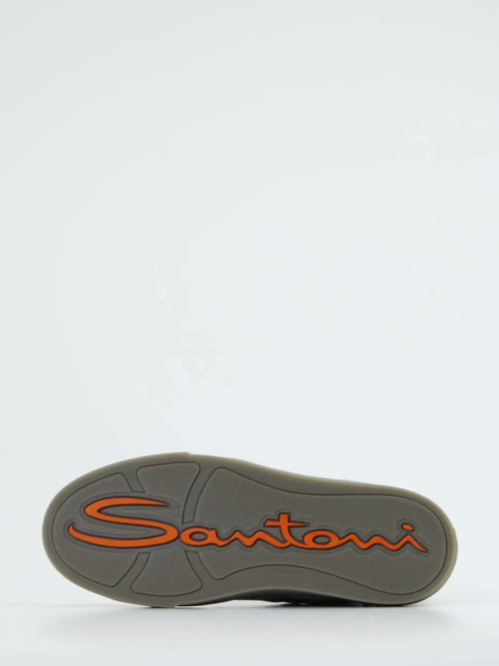 – High-Top Sneaker aus Veloursleder stein-Santoni Best