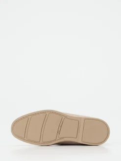 – Mokassin-Stiefelette aus Veloursleder beigegrau-Santoni Discount