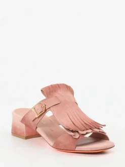 – Mules aus Veloursleder in Alt-Santoni New