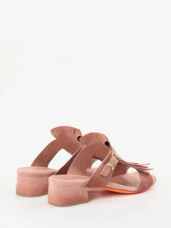 – Mules aus Veloursleder in Alt-Santoni New