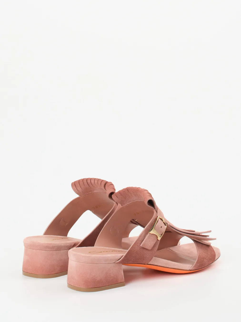 – Mules aus Veloursleder in Alt-Santoni New