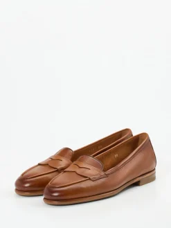 – Penny Loafer aus Kalbleder cognac-Santoni New