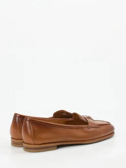 – Penny Loafer aus Kalbleder cognac-Santoni New