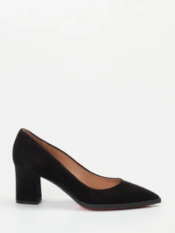 – Pumps aus Veloursleder-Santoni Outlet