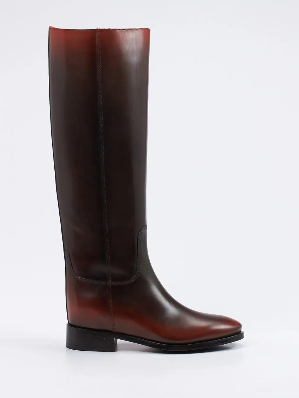 – Reitstiefel aus Kalbleder in Dunkel-Santoni Best