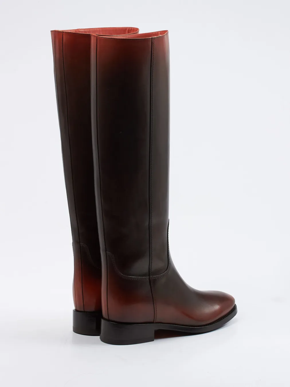 – Reitstiefel aus Kalbleder in Dunkel-Santoni Best