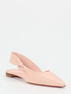 – Slingback-Ballerinas aus Kalbleder-Santoni Hot