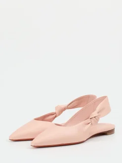 – Slingback-Ballerinas aus Kalbleder-Santoni Hot