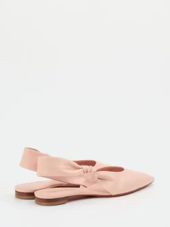 – Slingback-Ballerinas aus Kalbleder-Santoni Hot