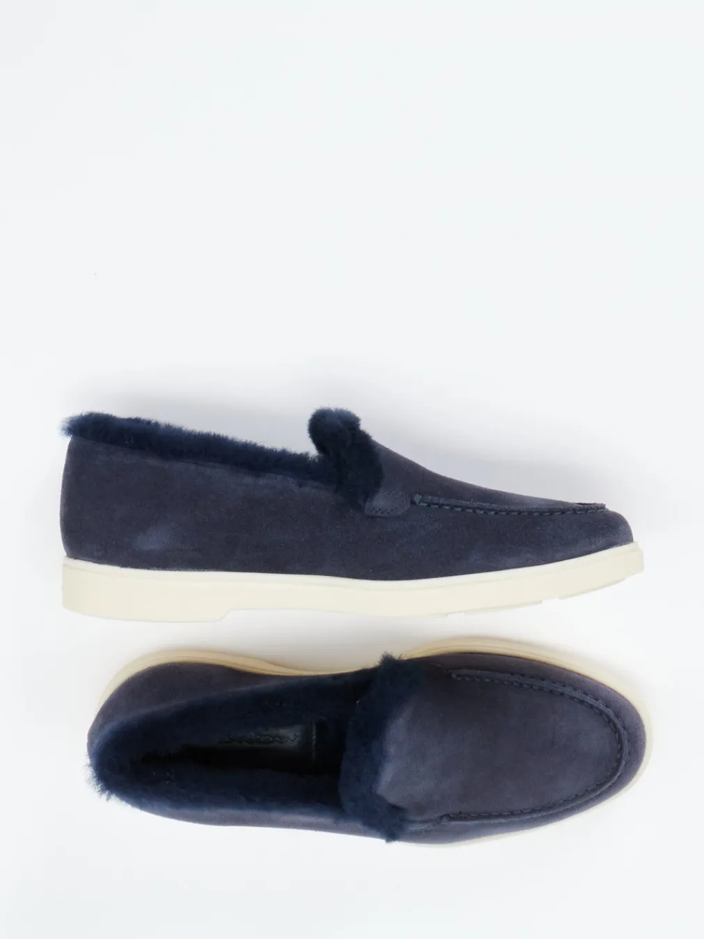 – Slipper aus Veloursleder in Dunkel-Santoni Discount