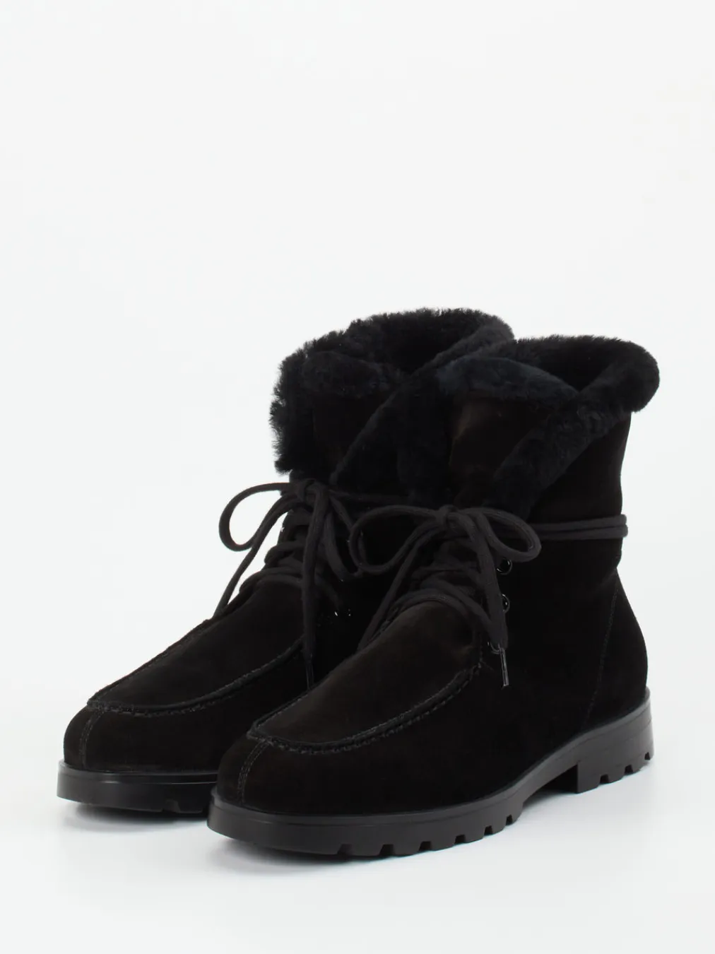 – Stiefelette aus Veloursleder-Santoni Best