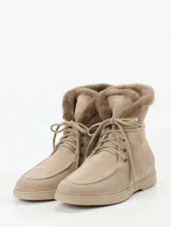 – Stiefelette aus Veloursleder-Santoni Online