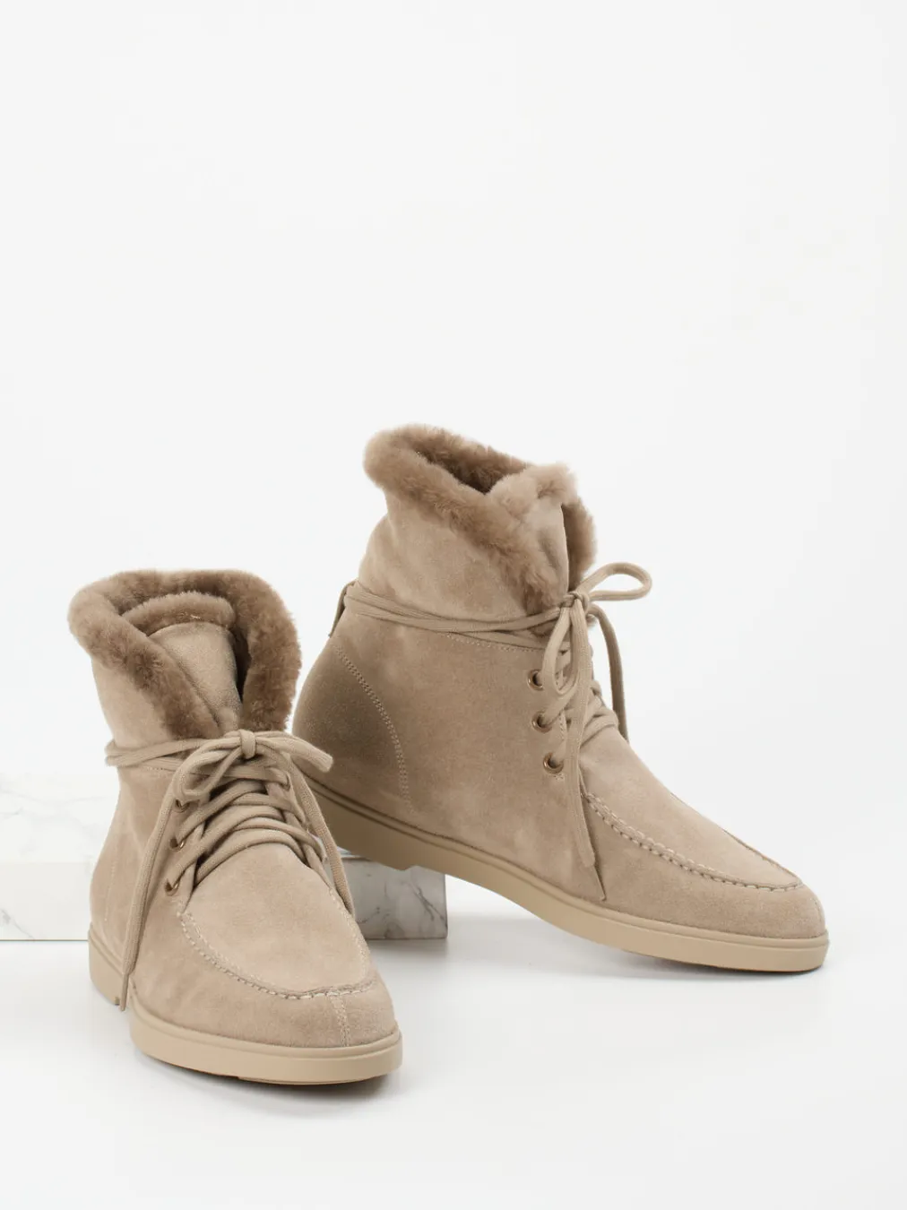 – Stiefelette aus Veloursleder-Santoni Online