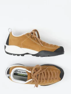 – Approach-Schuhe aus Veloursleder cognac-Scarpa