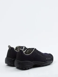 – Halbschuh aus Veloursleder Dunkel-Scarpa New