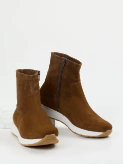 – Ankle Boots aus Veloursleder-Semler Outlet