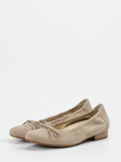 – Ballerinas aus Veloursleder in grau-Semler Clearance