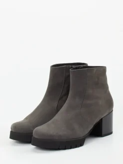 – Blockabsatz-Stiefelette aus Nubukleder-Semler Outlet