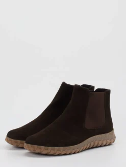 – Chelsea Boot aus Veloursleder dunkel-Semler Sale