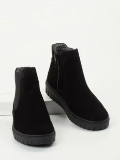 – Chelsea-Stiefelette aus Veloursleder-Semler Discount