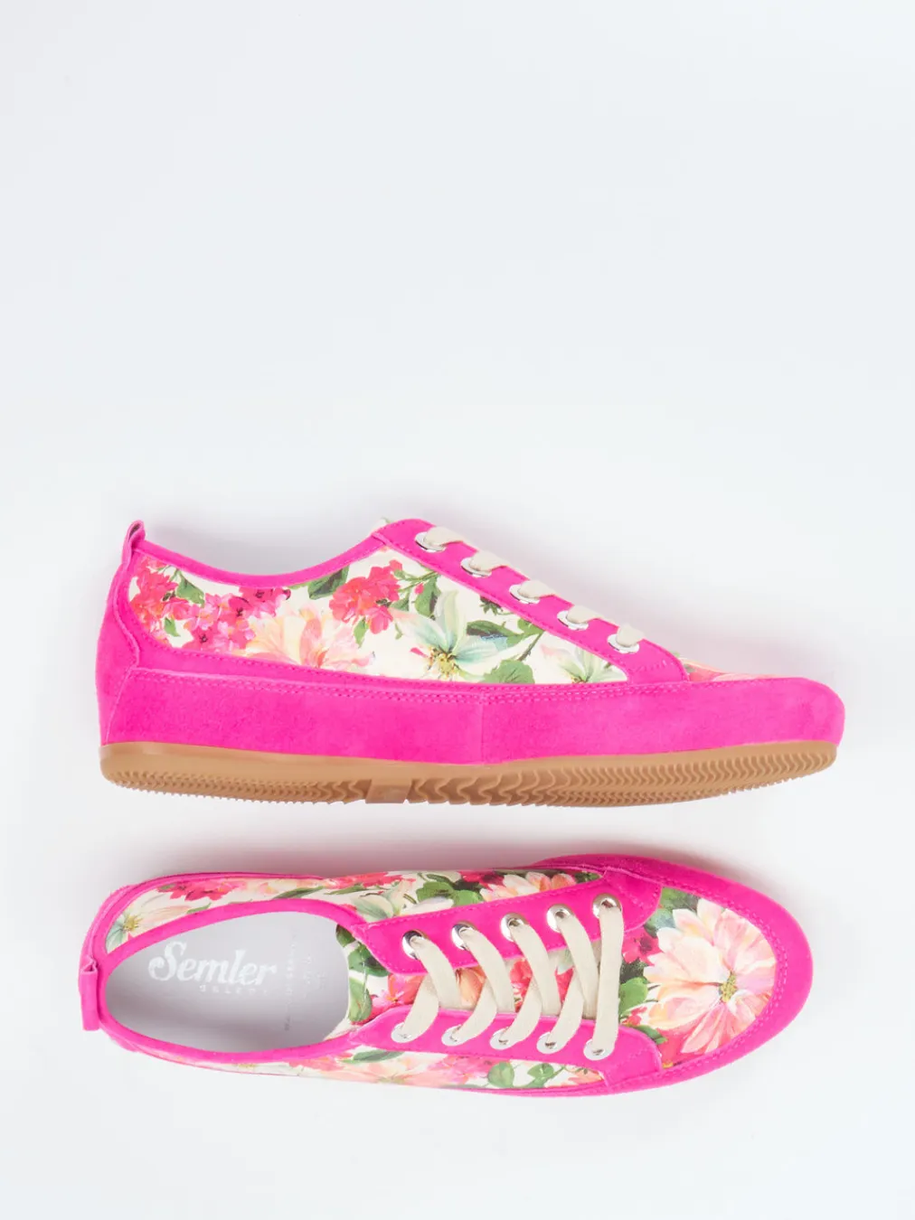 – Freizeitsneaker aus Veloursleder pink-Semler Discount