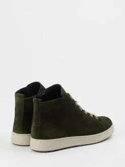 – High-Top Schnürstiefelette aus Veloursleder-Semler