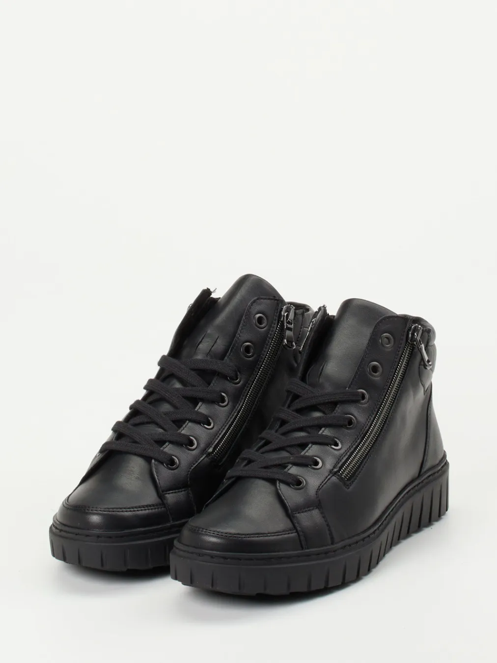 – High-Top Sneaker aus Kalbleder-Semler